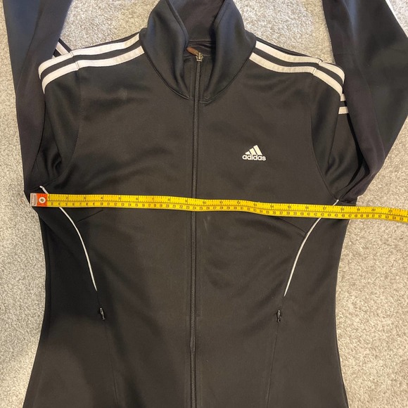 Adidas Vintage Climalite Three Stripe Track Jacket Medium Pre-owned - Picture 7 of 10